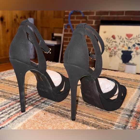 Dream Pairs Black Strappy Heels - Picture 3 of 7